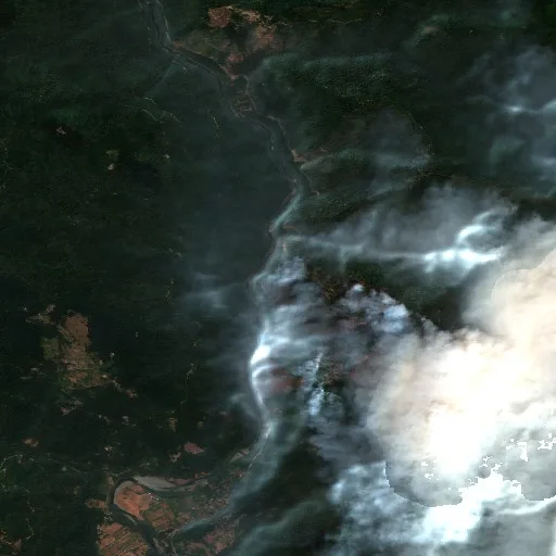 Incendio Mp18 (CA) — Sentinel-2 true color