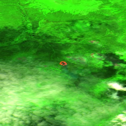 Incendio Mud (AK) — Sentinel-2 SWIR (fuego)