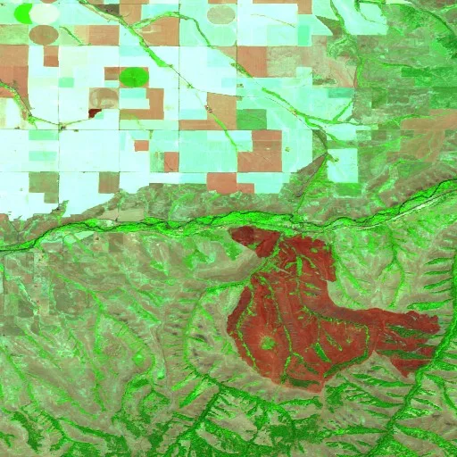 Incendio North Cayuse (OR) — Sentinel-2 SWIR (fuego)