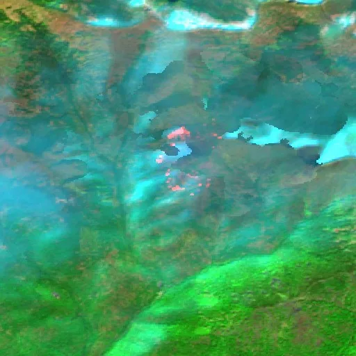 North Pole Fire (OR) — Sentinel-2 SWIR (fuego)