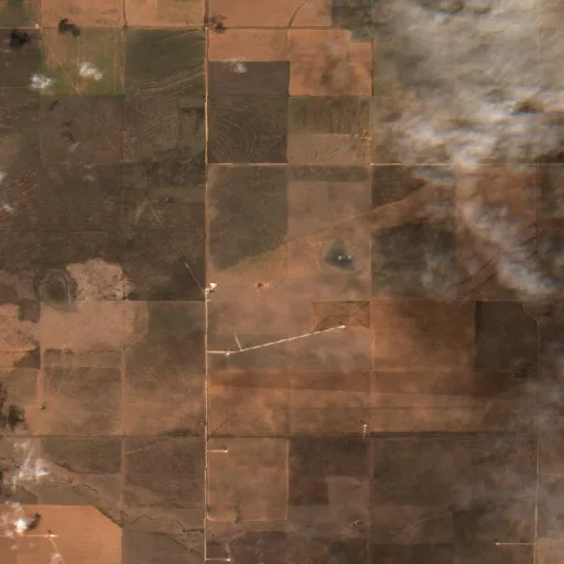Incendio Northcutt (Nuevo México) — Sentinel-2 true color