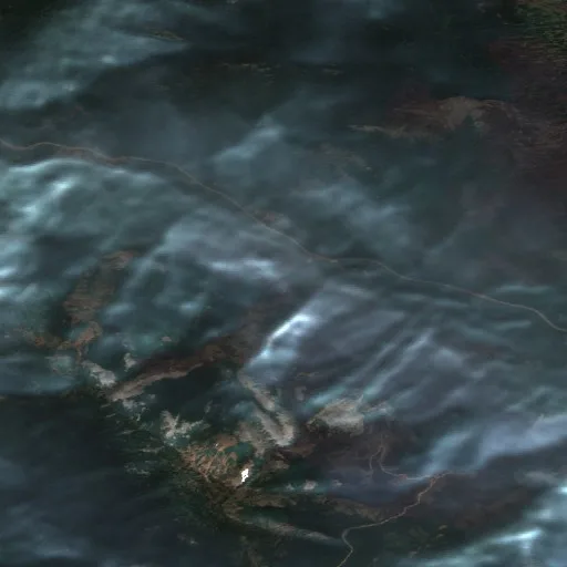 Norwegian Creek Fire — Sentinel-2 true color