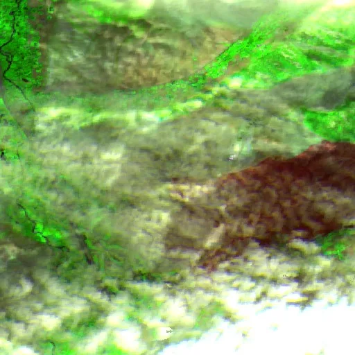 Incendio Ohio (Idaho) — Sentinel-2 SWIR (fuego)