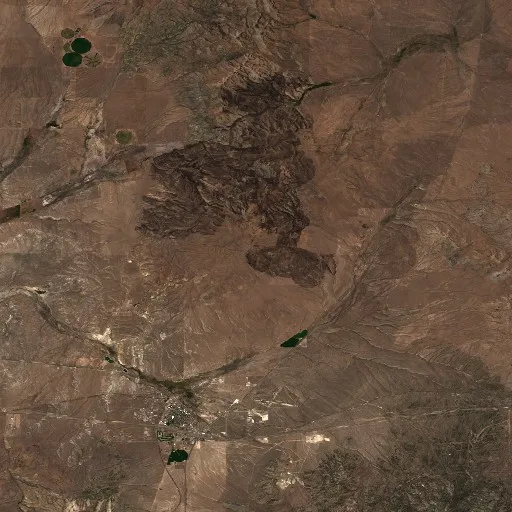Incendio Oxley (Nevada) — Sentinel-2 true color
