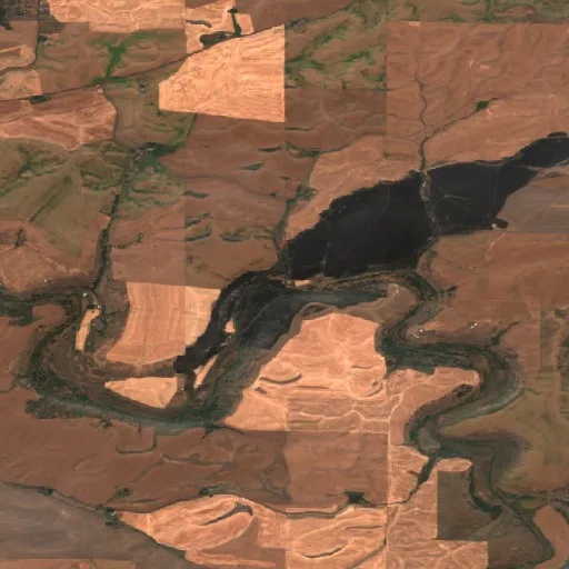 Incendio Palouse River (Washington) — Sentinel-2 true color