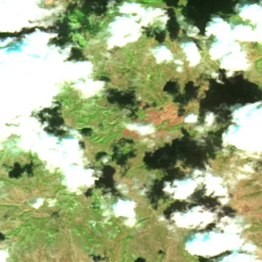 Incendio Perro Canyon (Nuevo México) — Sentinel-2 SWIR (fuego)