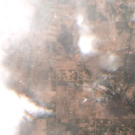 Pinto Fire (Oklahoma) — Sentinel-2 true color