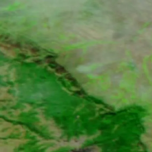 Pk Fire (Wyoming) — NASA satellite