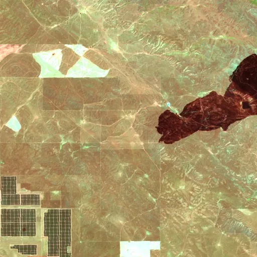 Incendio Plains (California) — Sentinel-2 SWIR (fuego)