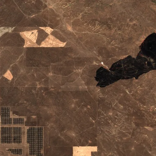 Incendio Plains (California) — Sentinel-2 true color