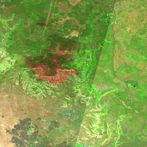 Incendio Pocket (AZ) — Sentinel-2 SWIR (fuego)