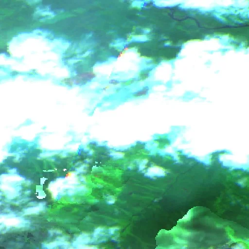 Poplar Creek Fire — Sentinel-2 SWIR (fuego)
