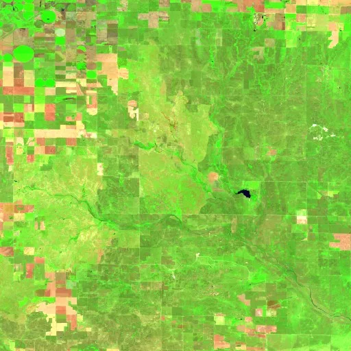 Proffitt Lake Fire (KS) — Sentinel-2 SWIR (fuego)