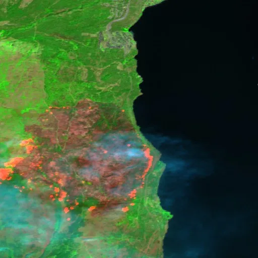 Quilpituk Creek Fire — Sentinel-2 SWIR (fuego)