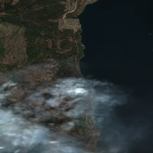 Quilpituk Creek Fire — Sentinel-2 true color