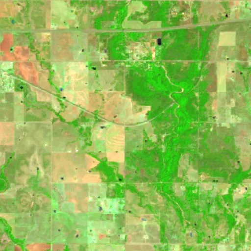 Railroad South Fire (Oklahoma) — Sentinel-2 SWIR (fuego)