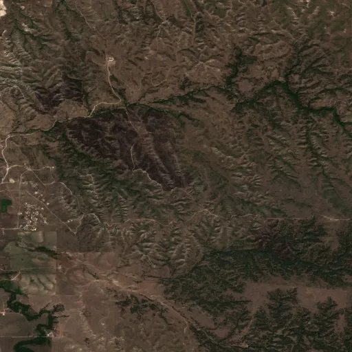 Incendio Rancher (Dakota del Sur) — Sentinel-2 true color
