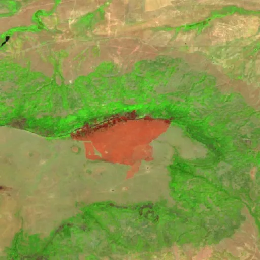 Rayado Mesa Fire (NM) — Sentinel-2 SWIR (fuego)