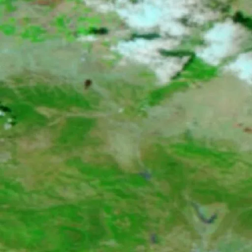 Ridge Fire (CA) — NASA satellite