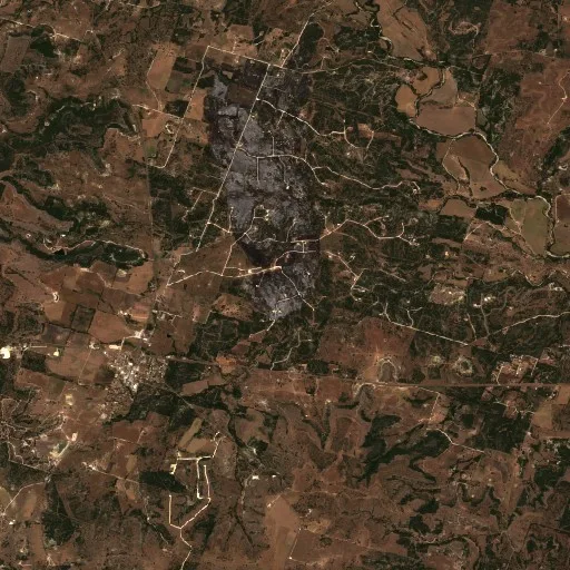 Rio Escondido Fire (Texas) — Sentinel-2 true color