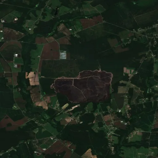 Rose Hill Bay Fire (NC) — Sentinel-2 true color