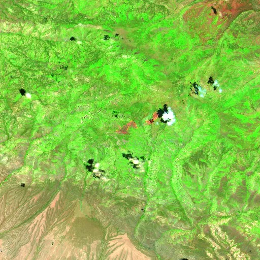 Incendio Sacaton (NM) — Sentinel-2 SWIR (fuego)