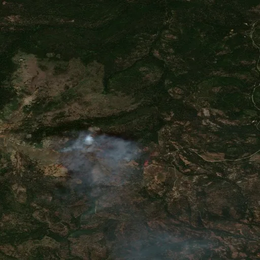 Incendio Salmon (OR) — Sentinel-2 true color