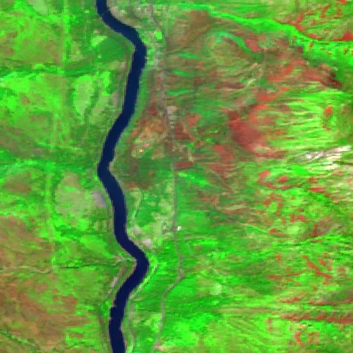 Saw Creek Fire — Sentinel-2 SWIR (fuego)
