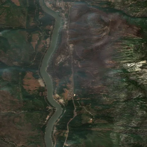 Saw Creek Fire — Sentinel-2 true color