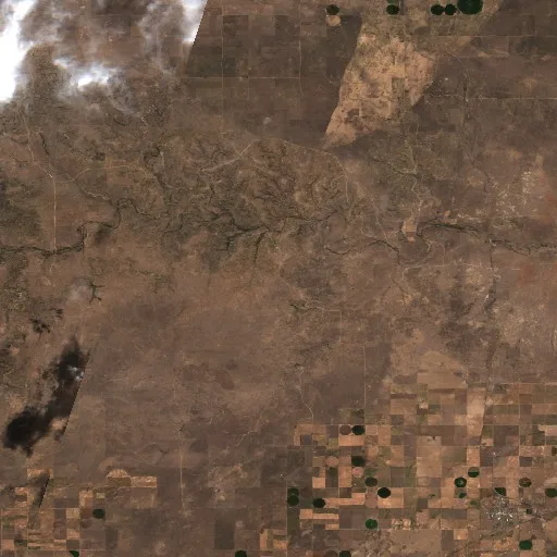 Incendio Sharpe (Oklahoma) — Sentinel-2 true color