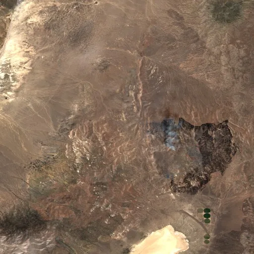 Incendio Shoshone (Nevada) — Sentinel-2 true color
