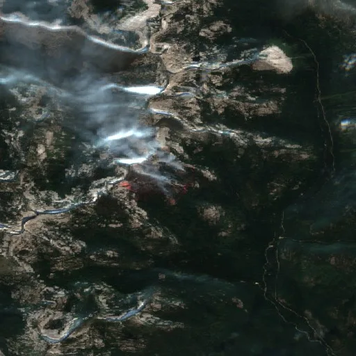 Incendio Silver (Idaho) — Sentinel-2 true color