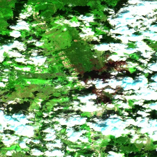 Incendio Silvertip (Montana) — Sentinel-2 SWIR (fuego)