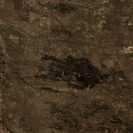 Incendio Snow (Montana) — Sentinel-2 true color