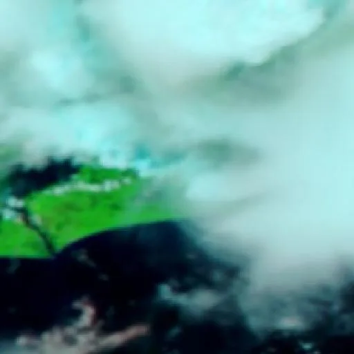 South Line Fire (Louisiana) — NASA satellite