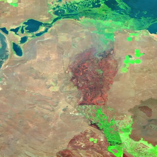 Stubble Fire (Oregon) — Sentinel-2 SWIR (fuego)