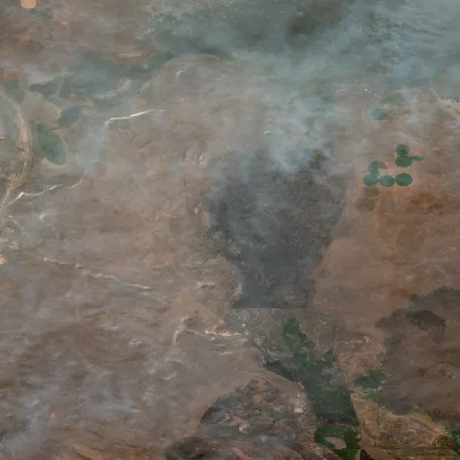 Stubble Fire (Oregon) — Sentinel-2 true color