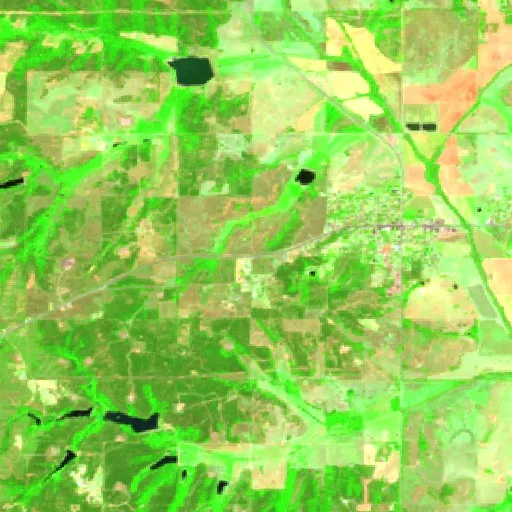 Sugar Creek Fire (OK) — Sentinel-2 SWIR (fuego)