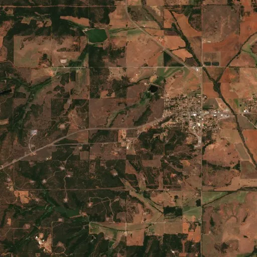 Sugar Creek Fire (OK) — Sentinel-2 true color