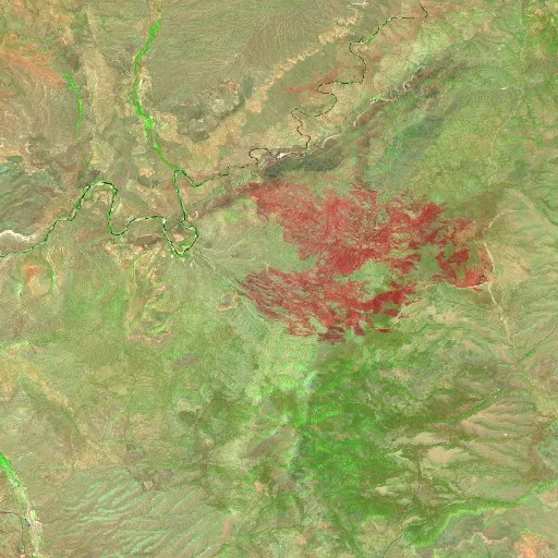 Sycamore Fire (AZ) — Sentinel-2 SWIR (fuego)