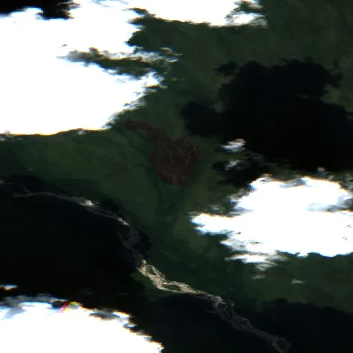 Incendio Tatlanika (AK) — Sentinel-2 true color