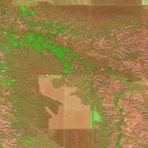 Incendio Ten Mile (Montana) — Sentinel-2 SWIR (fuego)