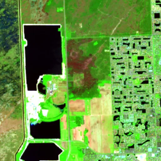Incendio The Radio Tower (Florida) — Sentinel-2 SWIR (fuego)