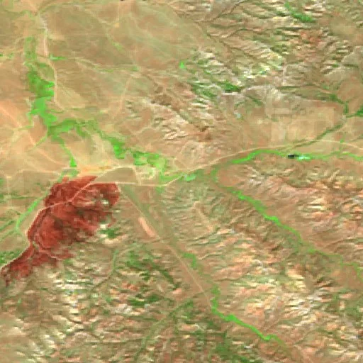 Three Bar Corral Fire (Montana) — Sentinel-2 SWIR (fuego)