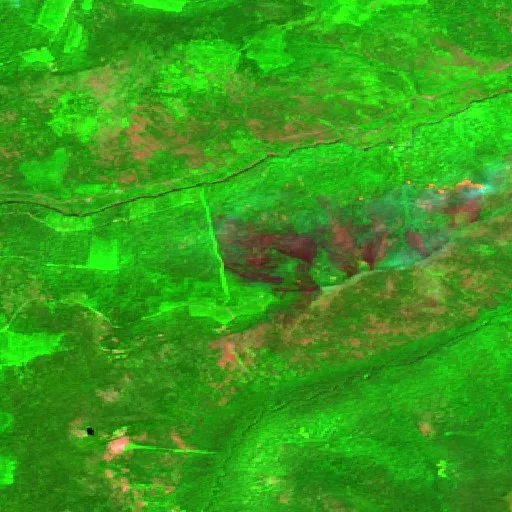 Incendio Upper Smith (ID) — Sentinel-2 SWIR (fuego)