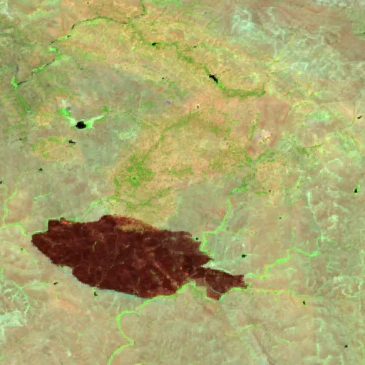 Incendio VAN (CA) — Sentinel-2 SWIR (fuego)