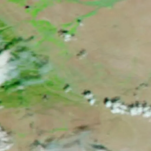 Incendio Weiser Knoll (WY) — NASA satellite