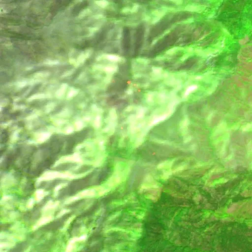 Incendio Whiskey (Nuevo México) — Sentinel-2 SWIR (fuego)