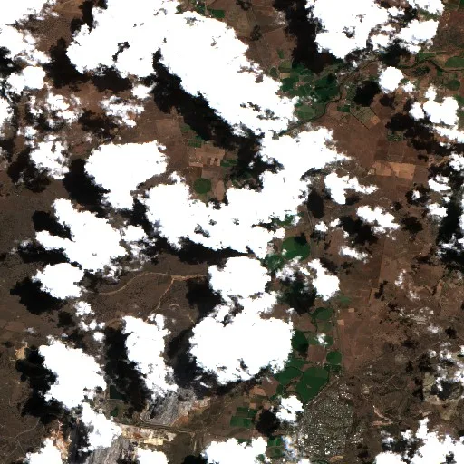 Aberdeen Bushfire (undated) — Sentinel-2 true color