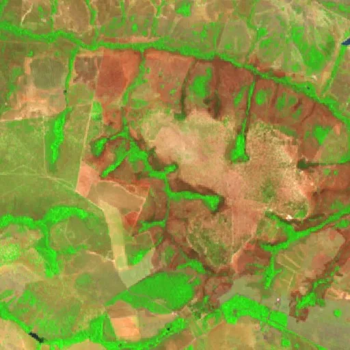 Incendio cerca de Abreulândia (26 ago) — Sentinel-2 SWIR (fuego)